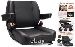 Universal Forklift Seat, Tractor Seat, with Micro Switch, Armrest and Safety