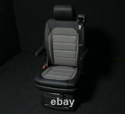 VW T6.1 Facelift Bus Multivan Bi-Color Full Nappa Leather Spin Seat Black Grey