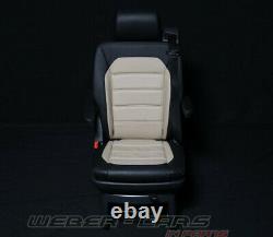 VW T6.1 T6 Facelift Bus Multivan Bi-Color Full Leather Spin Seat Black Beige