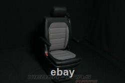 VW T6.1 T6 Facelift Bus Multivan Bi-Color Nappa Leather Spin Seat Black-Grey