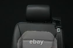 VW T6.1 T6 Facelift Bus Multivan Bi-Color Nappa Leather Spin Seat Black-Grey