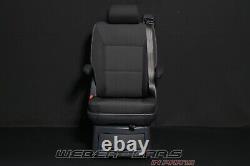 VW T6 Bus Multivan California Beach Swivel Seat Fabric With Armrest Anthracite