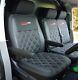 Vw Transporter T5 Genuine Fit Sportline Van Seat Covers Black & Modena Diamonds