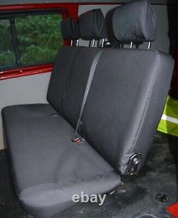 VW Transporter T5 Kombi Crew Cab Genuine Fit Waterproof Heavy Duty Seat Covers