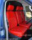 Vw Transporter T5 Waterproof Genuine Fit Van Seat Covers Red Diamond No Logos