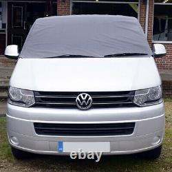 Vw T5 Shuttle (2003-2015) Front Seat Covers (black) & Frost Wrap (grey) 190 103