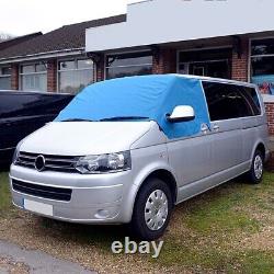 Vw T5 Transporter (2003 2015) Front Seat Covers & Screen Wrap (blue) 190 103