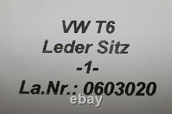 Vw T6 Facelift T6.1 Bus Multivan Highline Leather Black Swivel Seat 99km