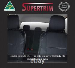 Waterproof Front FB MP+Rear Armrest seat covers fit Holden Colorado
