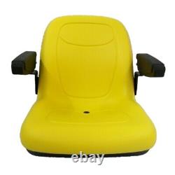 Yellow Bucket Seat withArmrests Fits John Deere X310 X330 X350 X370 X380 X390 X520