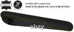 Yellow Stitch 2x Seat Armrest Pad Leather Covers Fits Range Rover Vogue L322